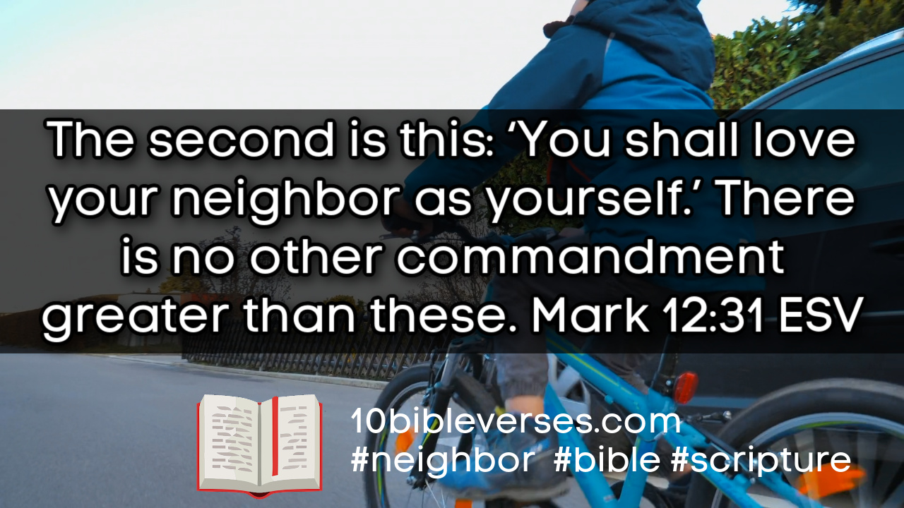 Love Your Neighbor As Yourself Verse 🏡 Daily Scripture Quotes And ...